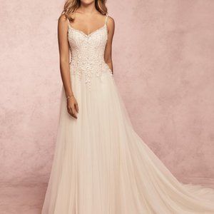 Rebecca Ingram Mayla / A Line Tulle Wedding Dress